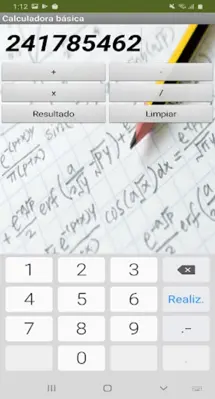 CALCULADORA BÁSICA android App screenshot 1