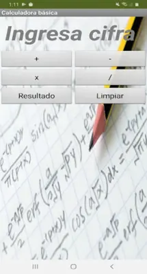 CALCULADORA BÁSICA android App screenshot 3